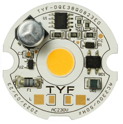 Módulo LED AC COB 7W 210-240V 50Hz sin función de atenuación del controlador