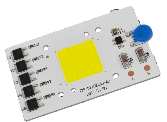 El color blanco, la CA completa 110V 220V 230V Cob/DOB Driverless del poder más elevado del espectro 20W 30W 50W llevó el microprocesador